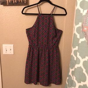 Thin strap short dress